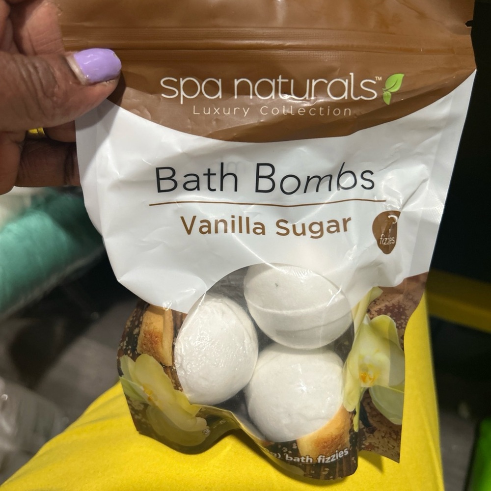 Spa Naturals Bath Bombs Vanilla Sugar